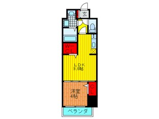 ハイフェンス京橋の物件間取画像